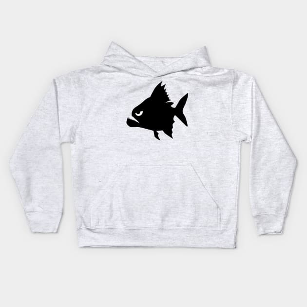 Angry Animals - Piranha Kids Hoodie by VrijFormaat